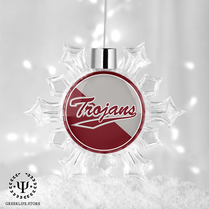 Troy University Christmas Ornament - Snowflake