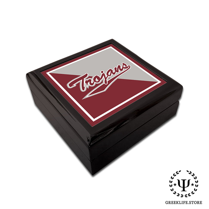 Troy University Keepsake Box Wooden