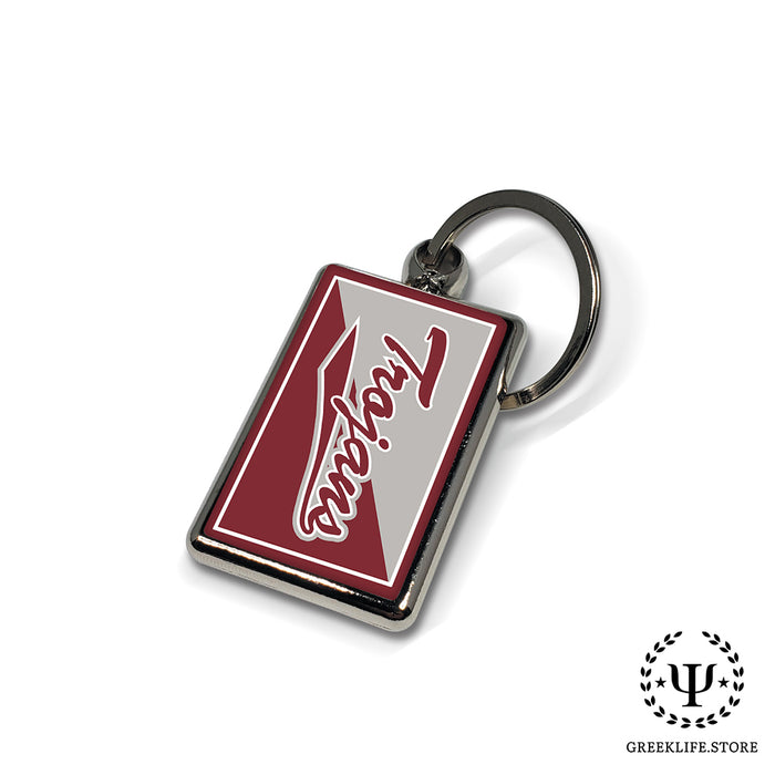 Troy University Keychain Rectangular