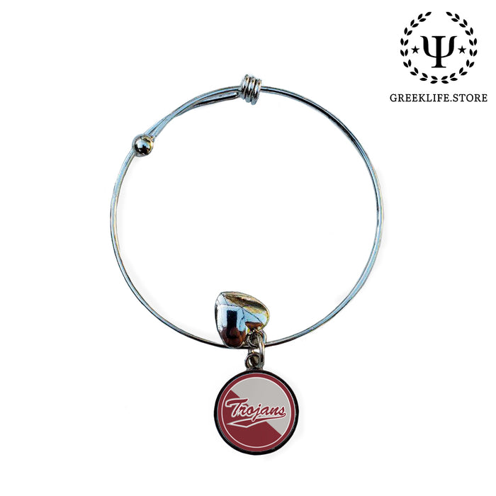 Troy University Round Adjustable Bracelet