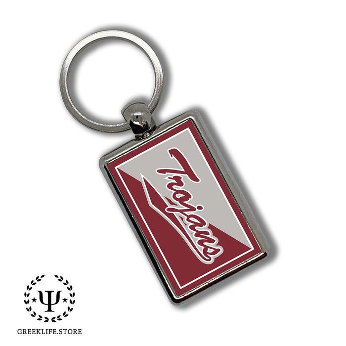 Troy University Keychain Rectangular