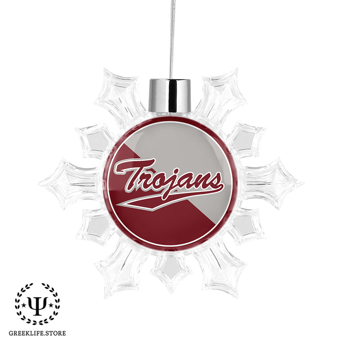 Troy University Christmas Ornament - Snowflake