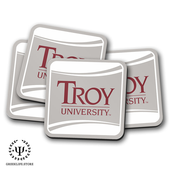 Troy University Beverage Coasters Square (Set of 4)