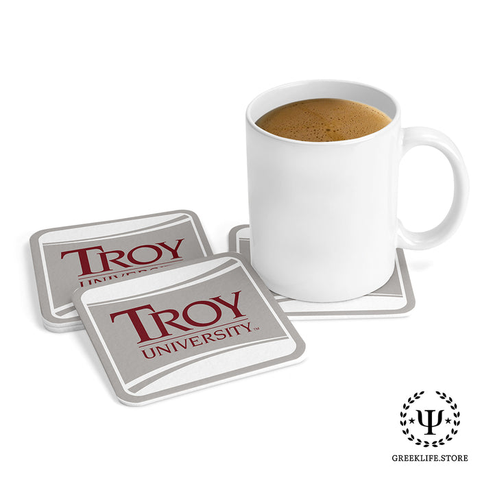 Troy University Beverage Coasters Square (Set of 4)