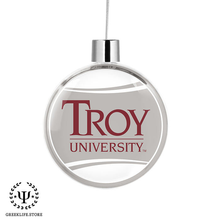 Troy University Christmas Ornament Flat Round