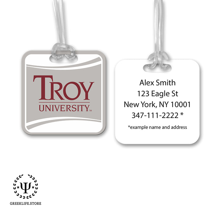 Troy University Luggage Bag Tag (square)