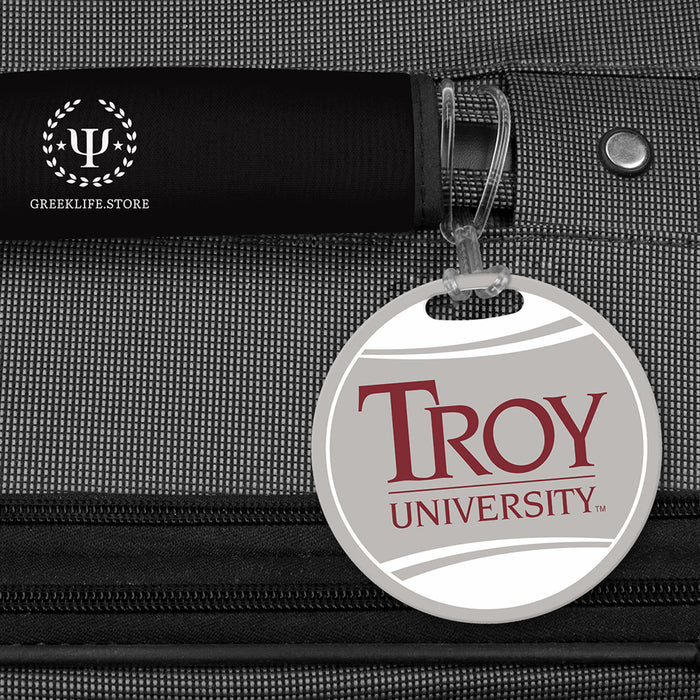 Troy University Luggage Bag Tag (round)