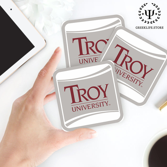 Troy University Beverage Coasters Square (Set of 4)