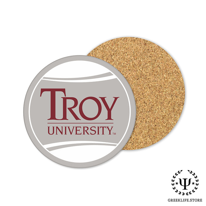 Troy University Beverage coaster round (Set of 4)