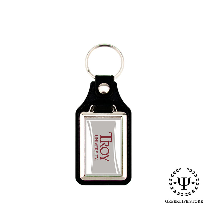 Troy University Keychain Rectangular