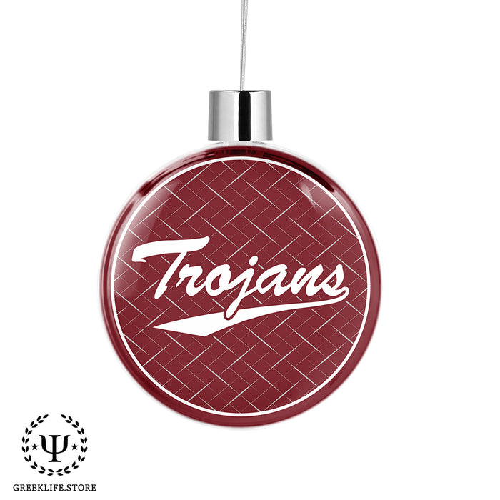 Troy University Christmas Ornament Flat Round