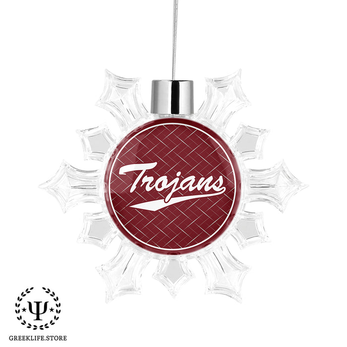 Troy University Christmas Ornament - Snowflake