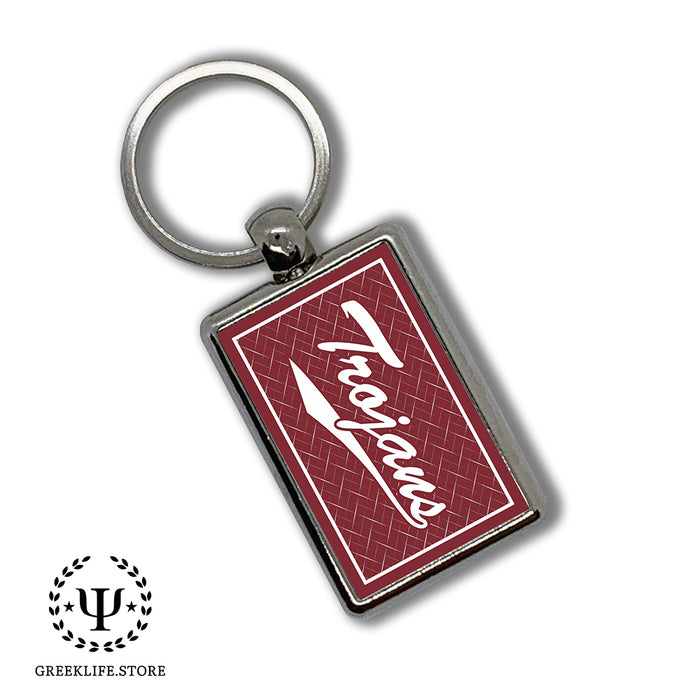 Troy University Keychain Rectangular