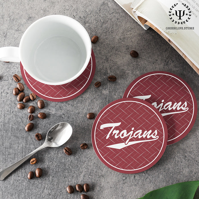 Troy University Beverage coaster round (Set of 4)