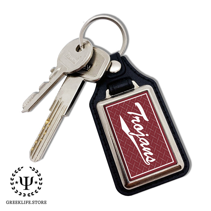 Troy University Keychain Rectangular