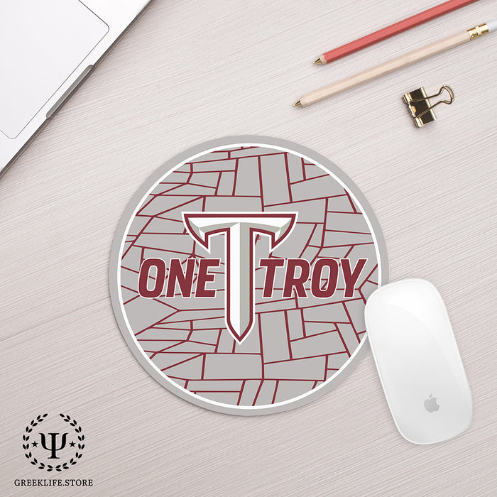 Troy University Mouse Pad Round