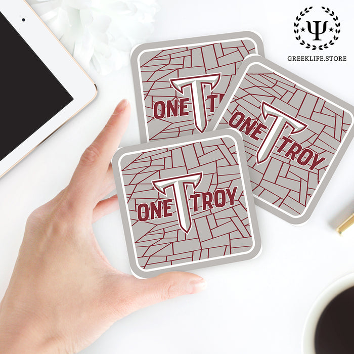 Troy University Beverage Coasters Square (Set of 4)