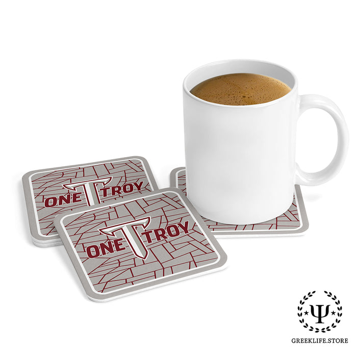 Troy University Beverage Coasters Square (Set of 4)