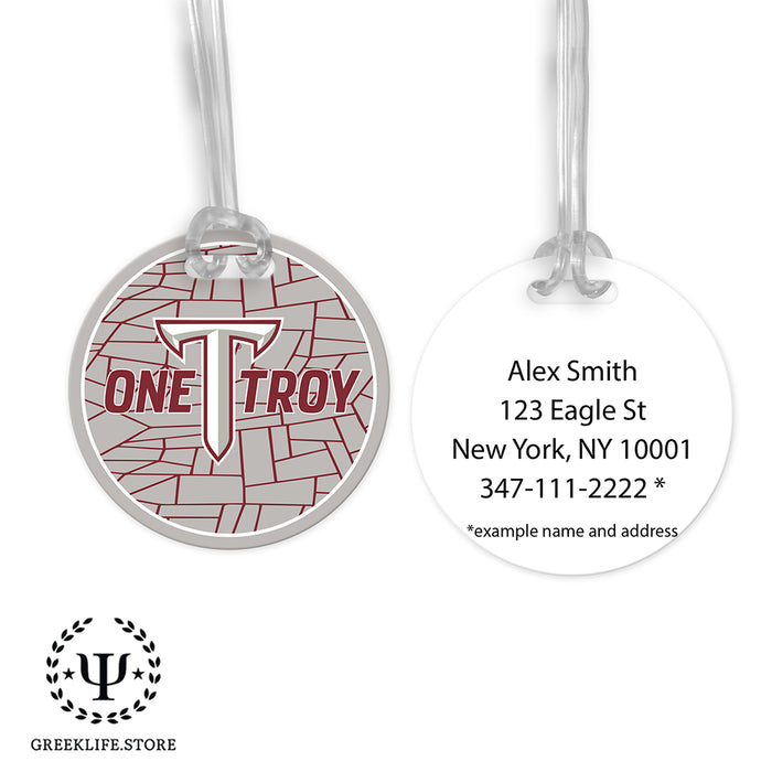 Troy University Luggage Bag Tag (round)