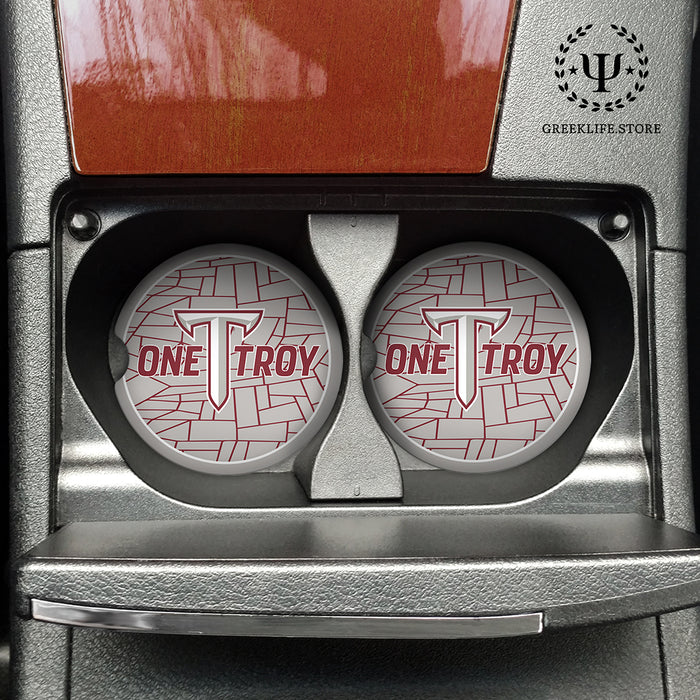 Troy University Car Cup Holder Coaster (Set of 2)