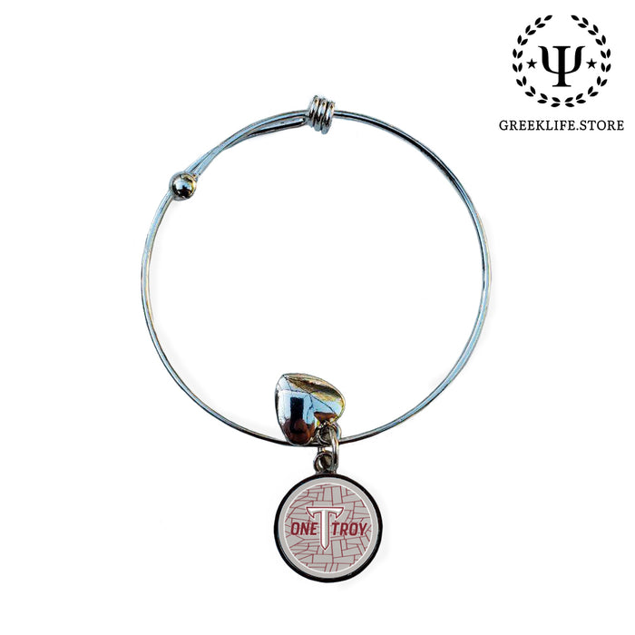 Troy University Round Adjustable Bracelet