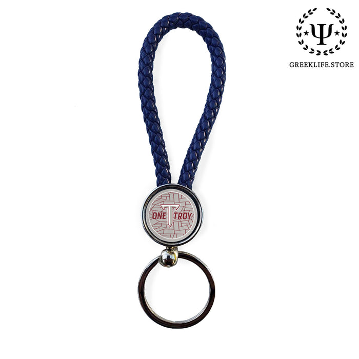 Troy University Key chain round