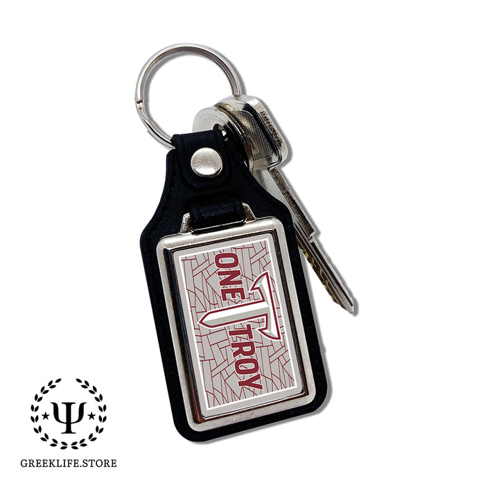 Troy University Keychain Rectangular