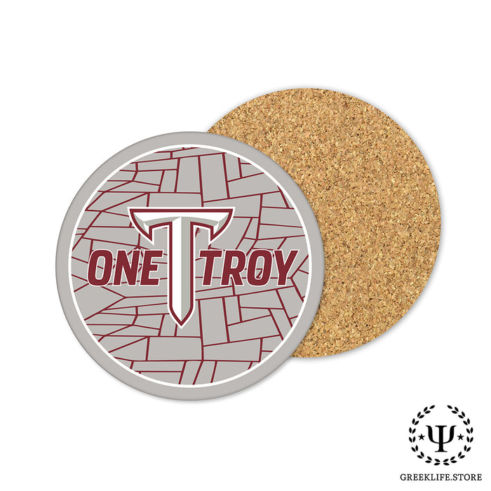 Troy University Beverage coaster round (Set of 4)