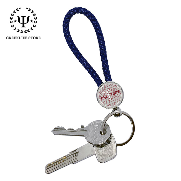 Troy University Key chain round