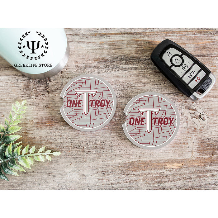 Troy University Car Cup Holder Coaster (Set of 2)