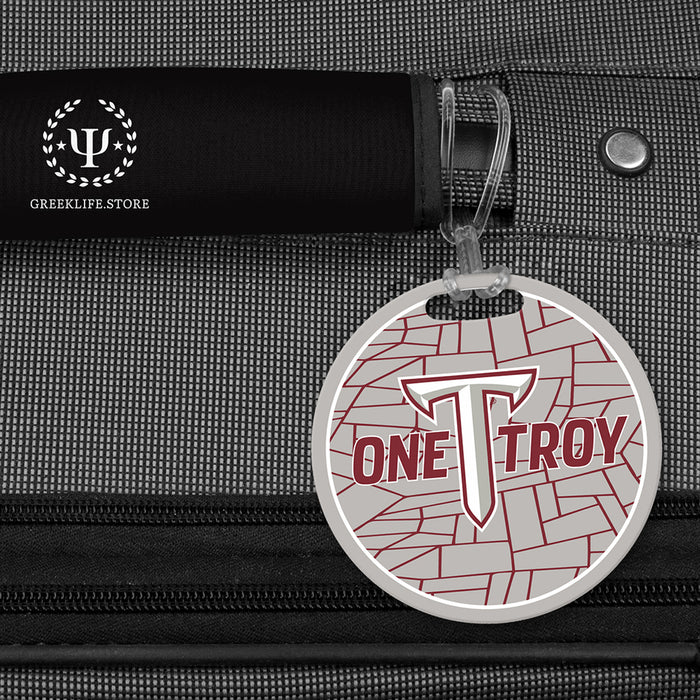 Troy University Luggage Bag Tag (round)