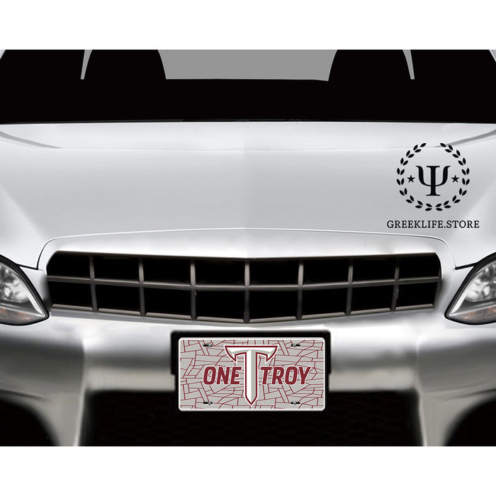 Troy University Decorative License Plate