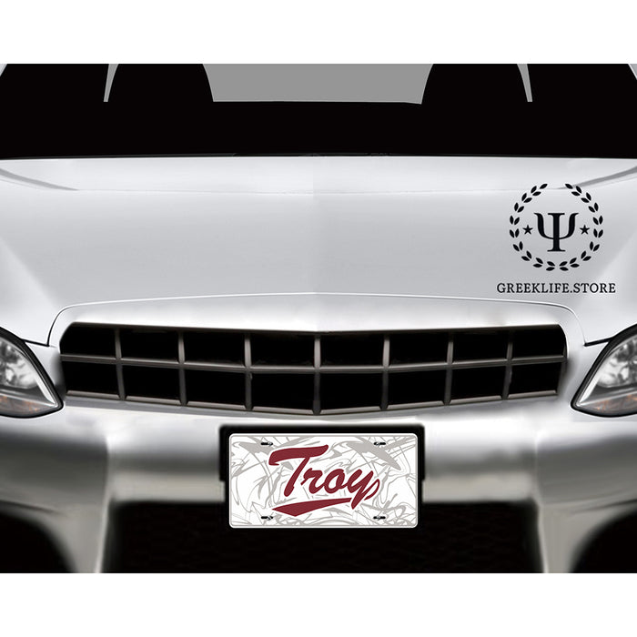 Troy University Decorative License Plate