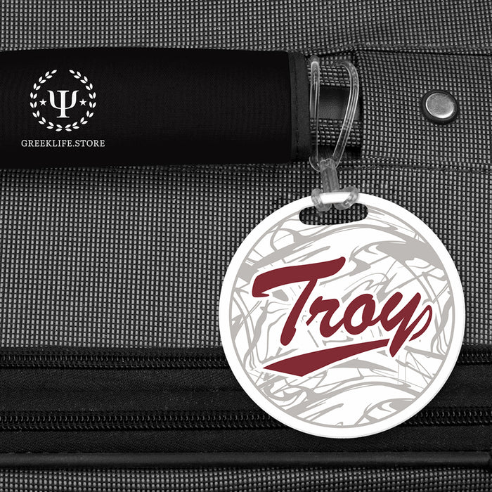 Troy University Luggage Bag Tag (round)