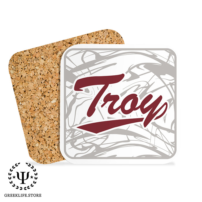 Troy University Beverage Coasters Square (Set of 4)