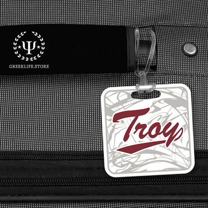 Troy University Luggage Bag Tag (square)