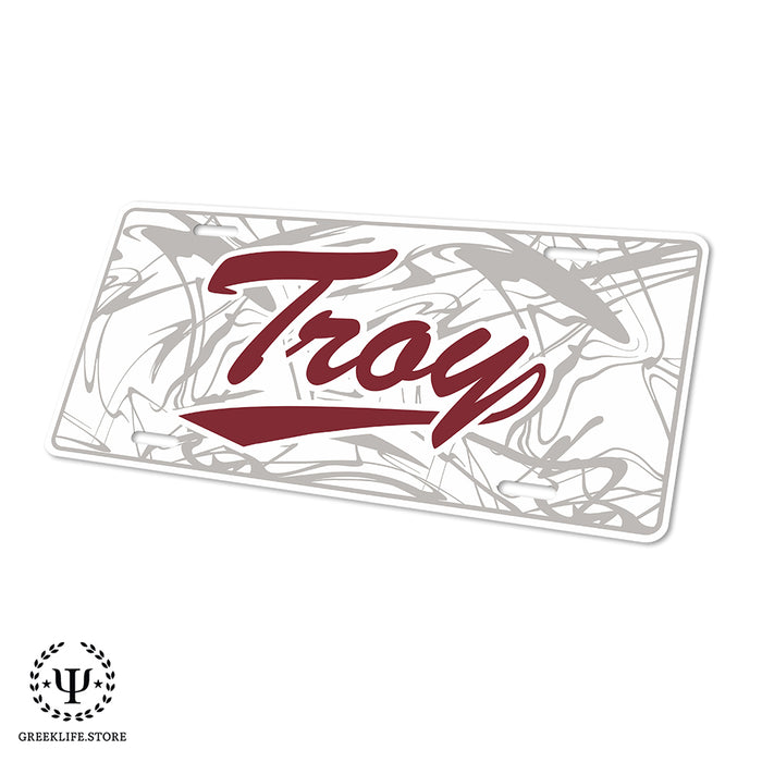 Troy University Decorative License Plate