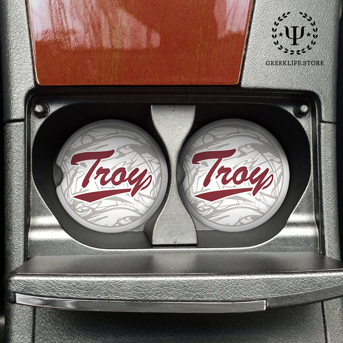 Troy University Car Cup Holder Coaster (Set of 2)