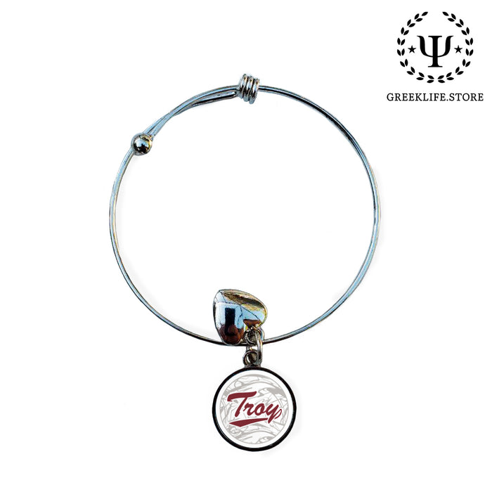 Troy University Round Adjustable Bracelet