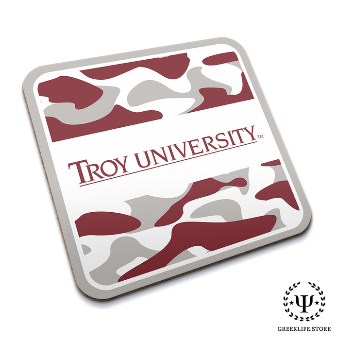 Troy University Beverage Coasters Square (Set of 4)