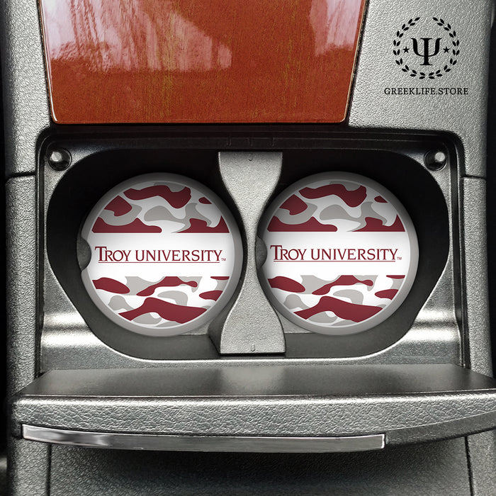 Troy University Car Cup Holder Coaster (Set of 2)