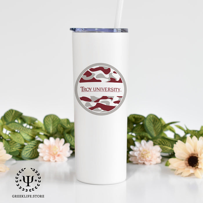 Troy University Stainless Steel Skinny Tumbler 20 OZ