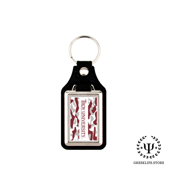 Troy University Keychain Rectangular