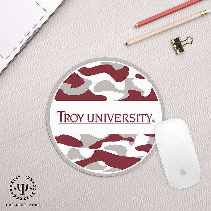 Troy University Mouse Pad Round