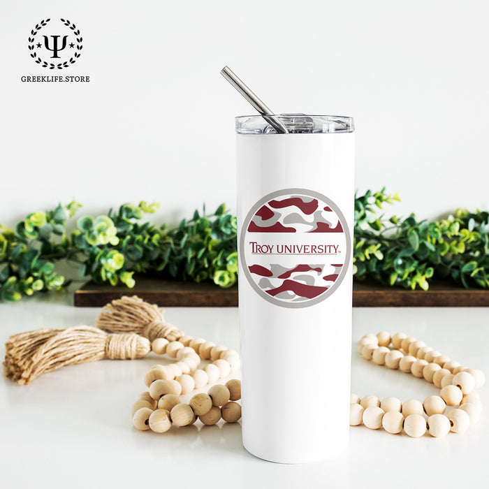 Troy University Stainless Steel Skinny Tumbler 20 OZ