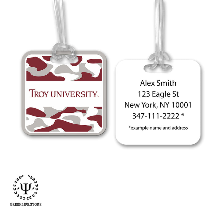 Troy University Luggage Bag Tag (square)