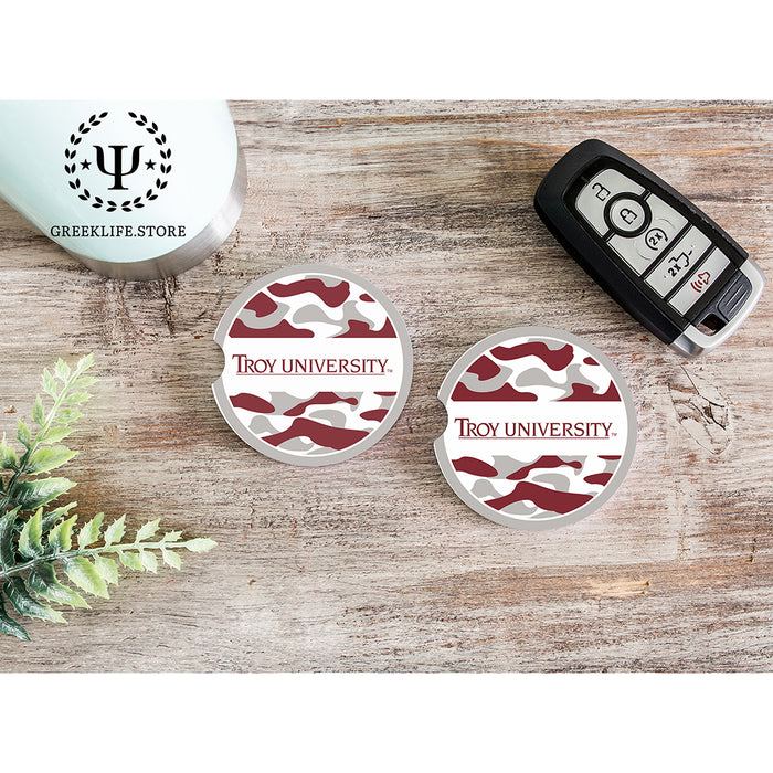 Troy University Car Cup Holder Coaster (Set of 2)