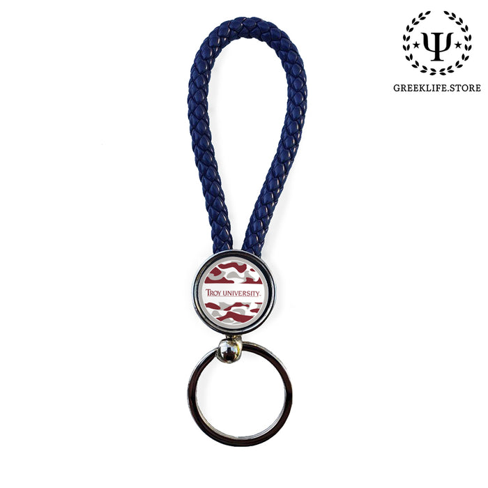 Troy University Key chain round