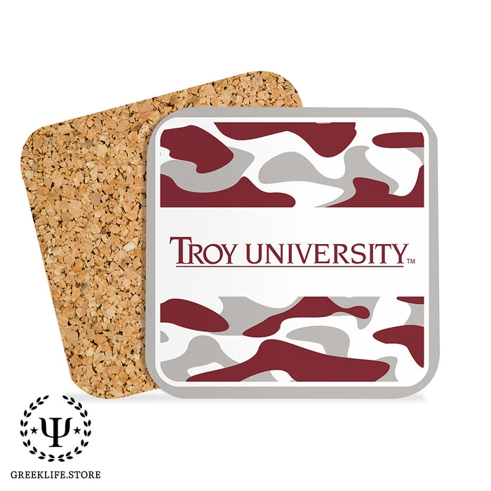 Troy University Beverage Coasters Square (Set of 4)