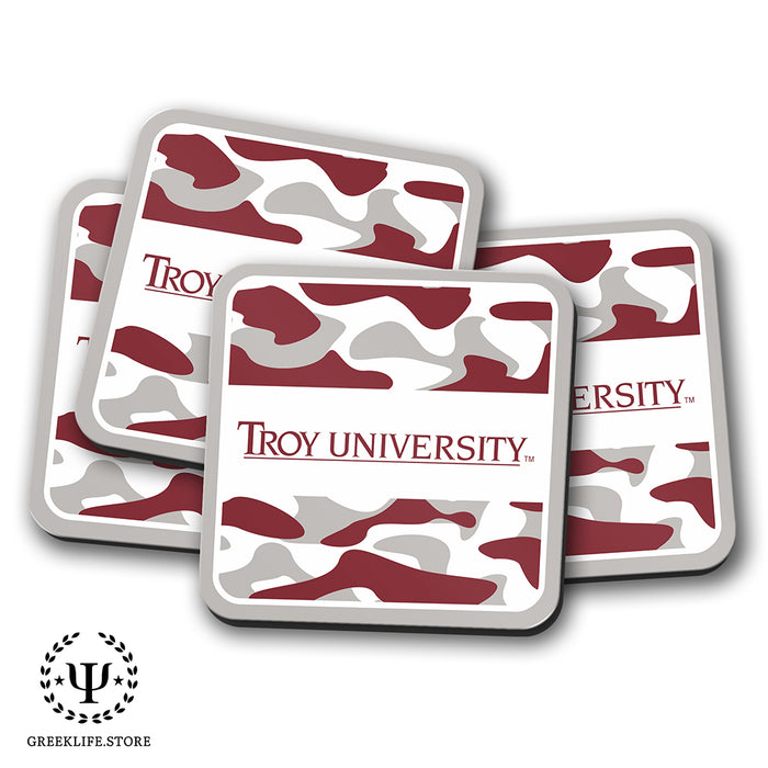 Troy University Beverage Coasters Square (Set of 4)